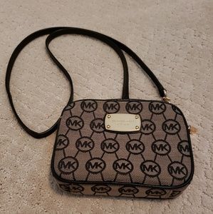 Michael Kors Monogram Logo Crossbody Bag